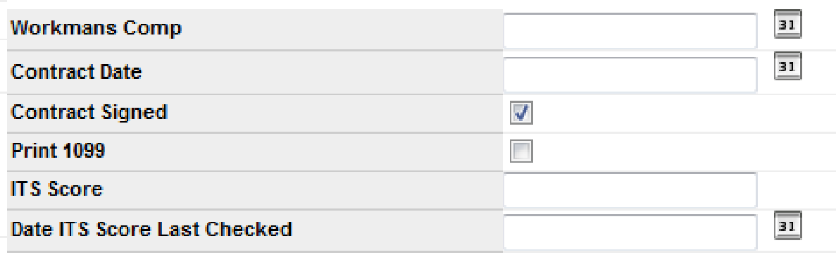 Trailer Qualifications checkboxes for trailer types the carrier can haul.