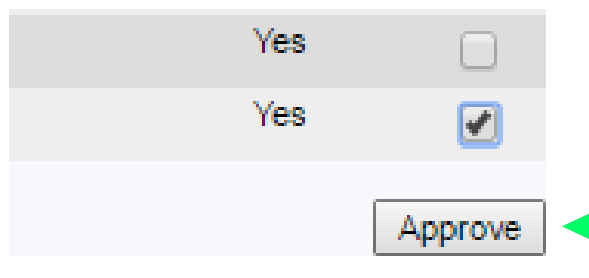 Pending adjustments approval checkboxes and Approve button.