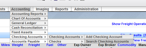 Screenshot for Set Up Checking Accounts