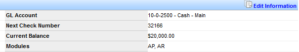 Screenshot for Set Up Checking Accounts