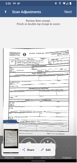 Screenshot for Document Imaging