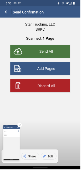 Screenshot for Document Imaging
