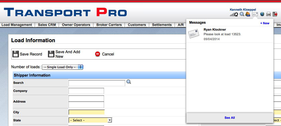 Screenshot for Private Messaging