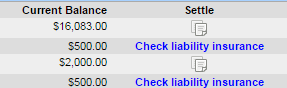 Screenshot for Process Settlements for Vendors