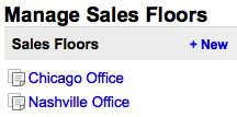 Screenshot for Managing Sales Accounts