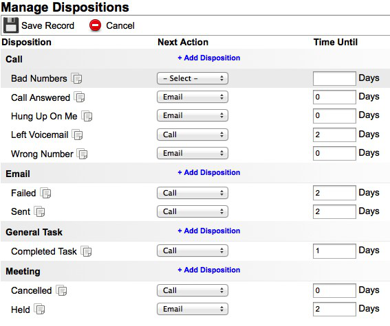 Screenshot for Setting Past Due Thresholds
