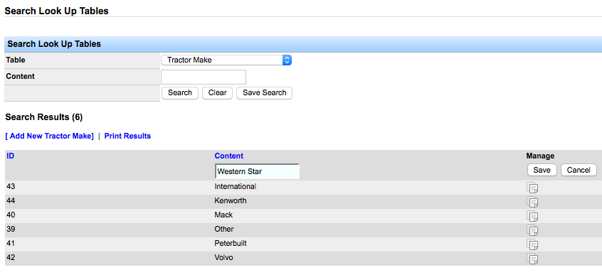Screenshot for Table of Contents