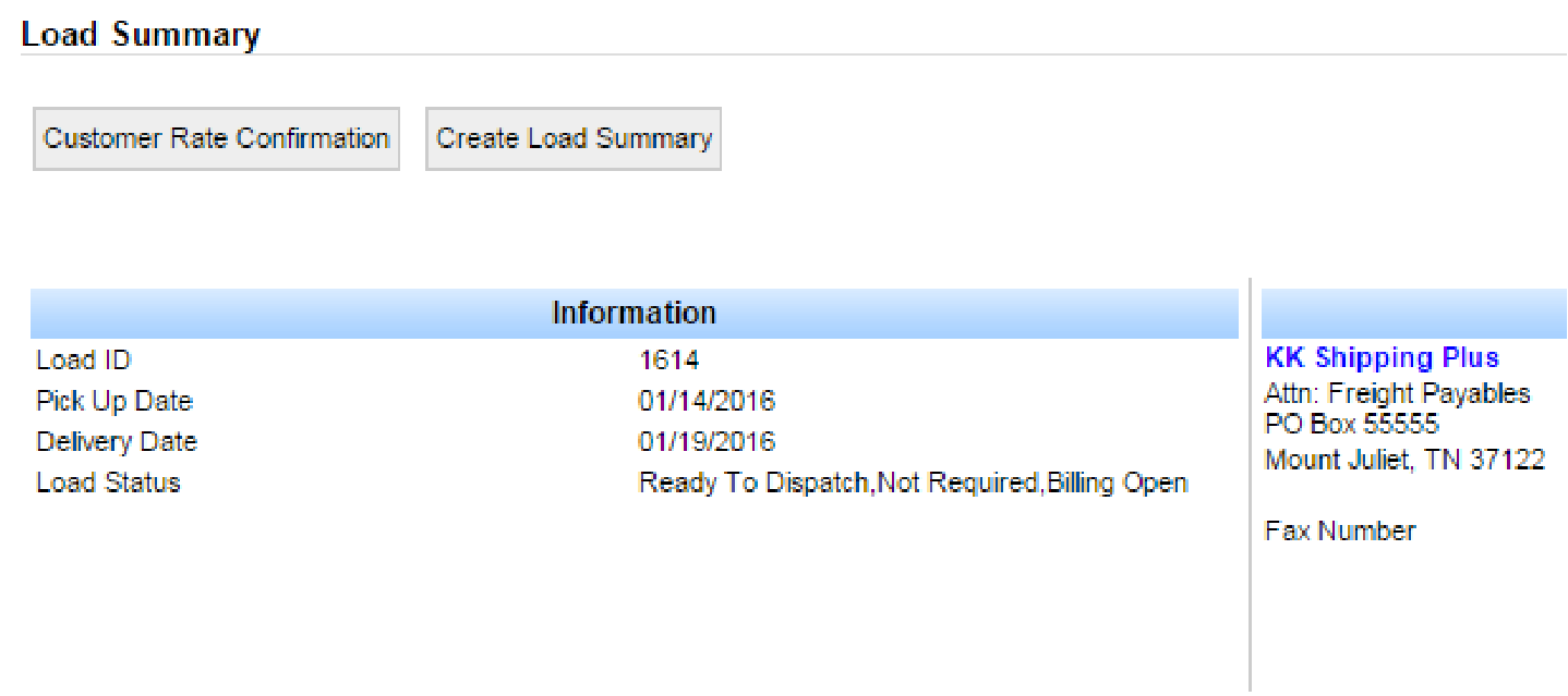 Dispatch History section with the Add Dispatch link.