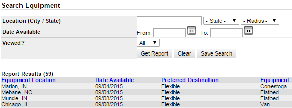 Screenshot for Search Equipment