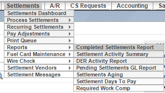 Screenshot for Void a Settlement